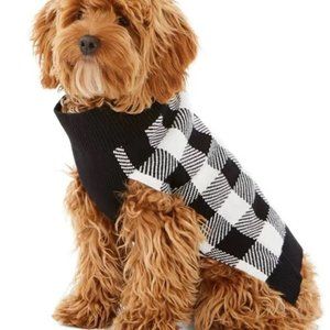 Charter Club Buffalo Check Plaid Dog Sweater